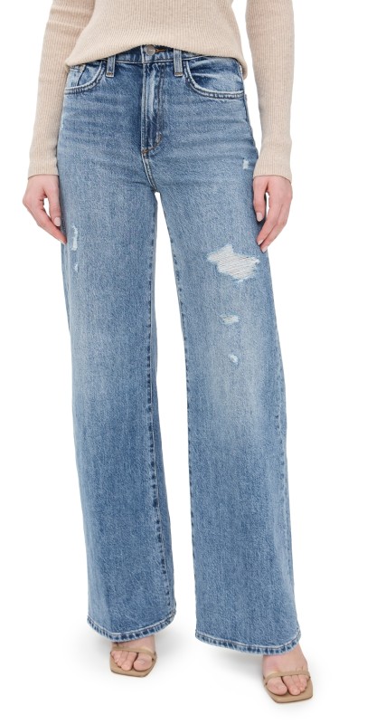 Joe's Jeans The Mia Wide Leg Jeans Showdown Destruct