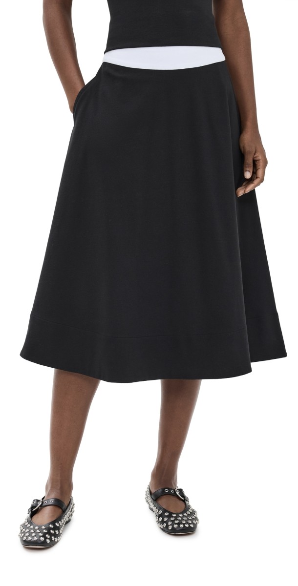 Chloe Kristyn Gwynn Skirt Black/White