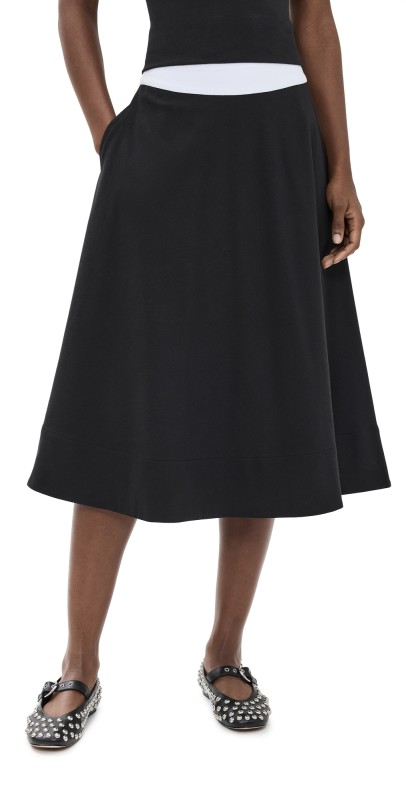 Chloe Kristyn Gwynn Skirt Black/White