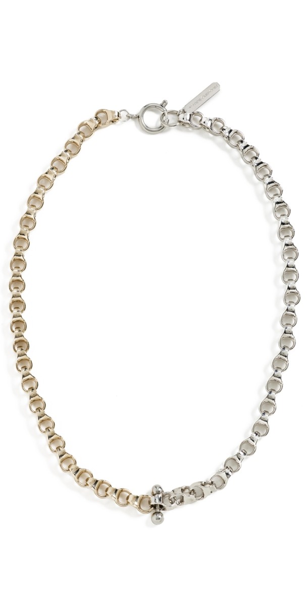 Justine Clenquet Irvin Necklace Gold & Palladium