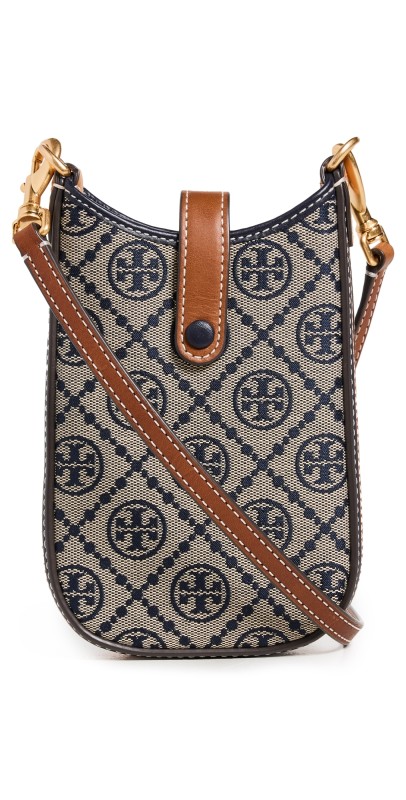 Tory Burch T Monogram Phone Crossbody Tory Navy