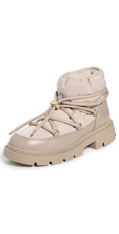 Inuikii Biker Puffer Boots Beige