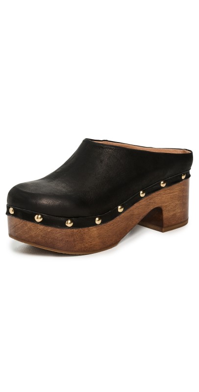 Free People Calli Clogs Black