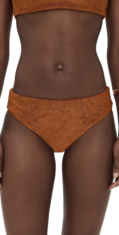 JADE Swim Daya Bikini Bottoms Copper
