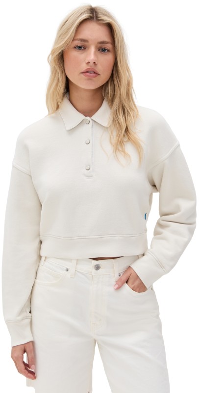 Cotton Citizen Boston Crop Polo VINTAGE BONE