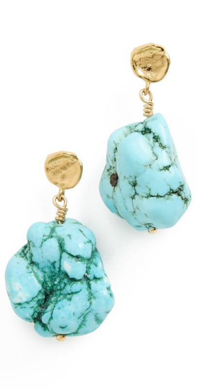 Anni Lu La Mer Earrings Aqua