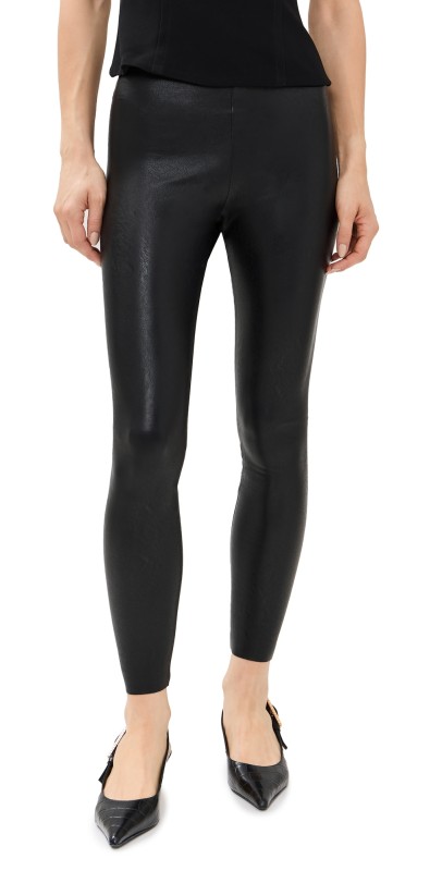 Commando Faux Leather 7/8 Leggings Black