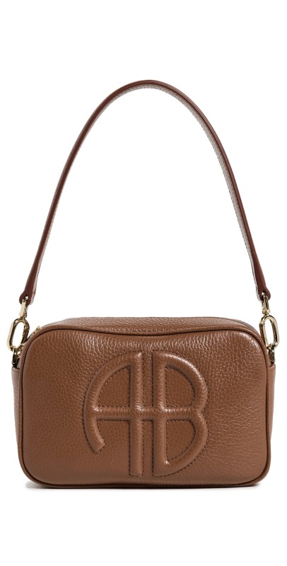 ANINE BING Lili Bag Cognac Pebbled