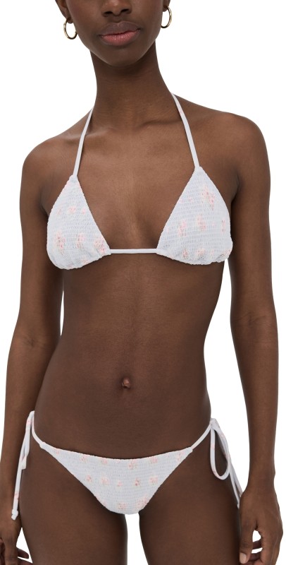LoveShackFancy Saoirse Bikini Skylight Blue