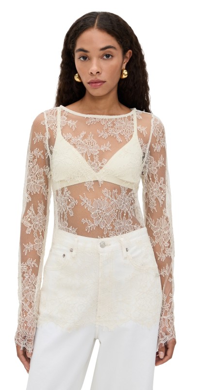 Free People Long Last Layering Top Tea