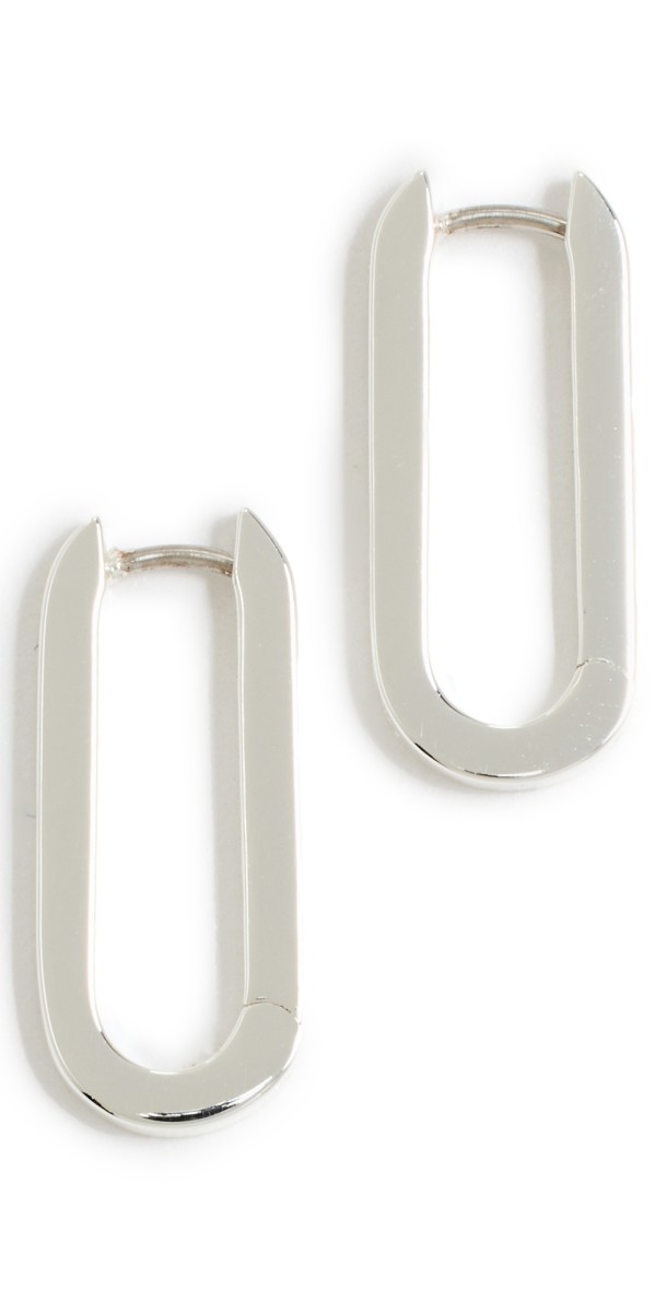 Gorjana Parker Huggie Earrings Silver