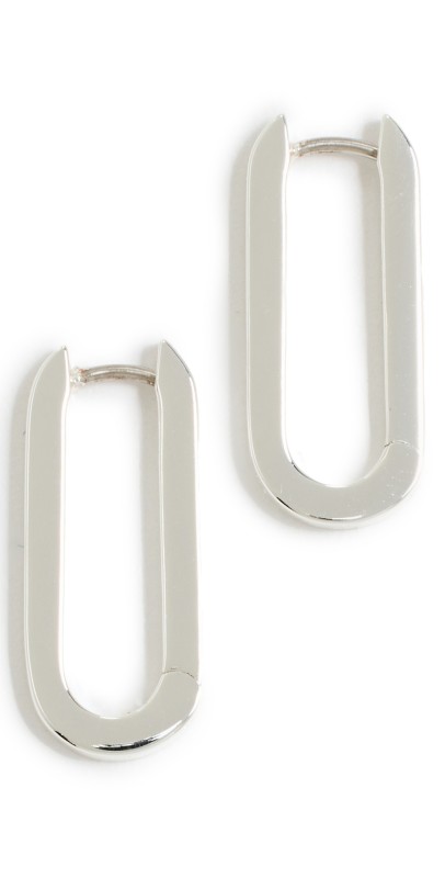 Gorjana Parker Huggie Earrings Silver