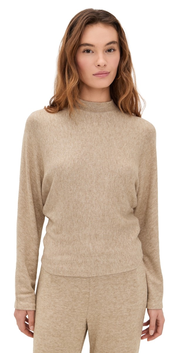 Vince Cozy Dolman Mock Neck Sweater H Bruna