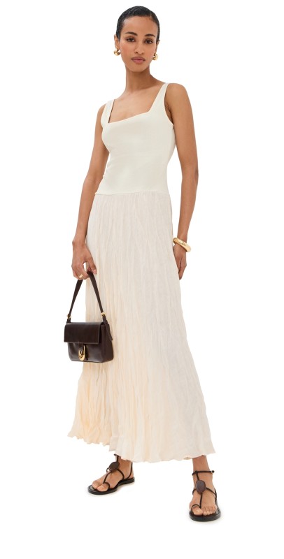Johanna Ortiz Ecru Mariner Maxi Dress Ecru