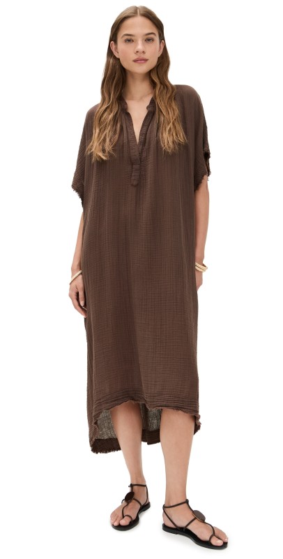 9seed Tunisia Dress Chocolat