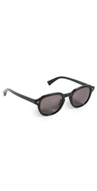 Bottega Veneta BV1364S Sunglasses Black-Black-Grey