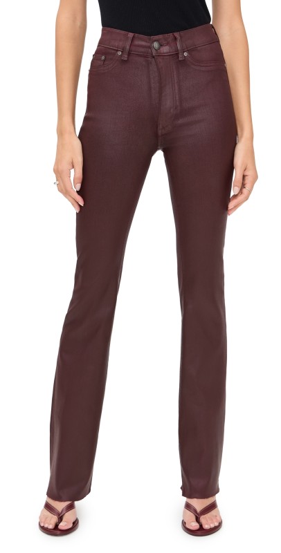 DL1961 Bridget Bootcut Instasculpt Coated Jeans Saffron Coated (Ultimate)