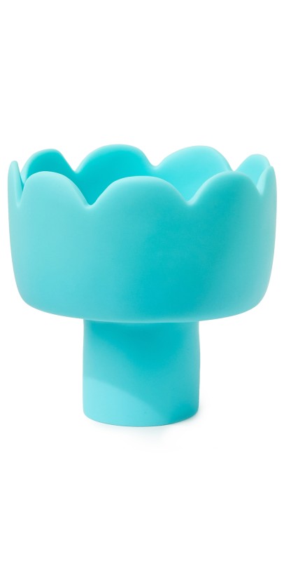 TF DESIGN Small Footed Bowl Turquois