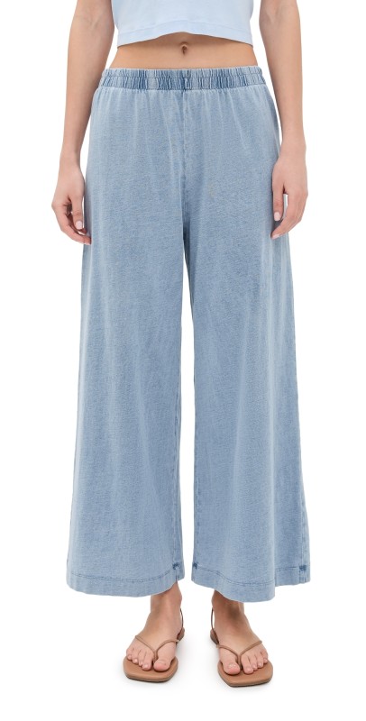 Z Supply Scout Jersey Pants Medium Indigo
