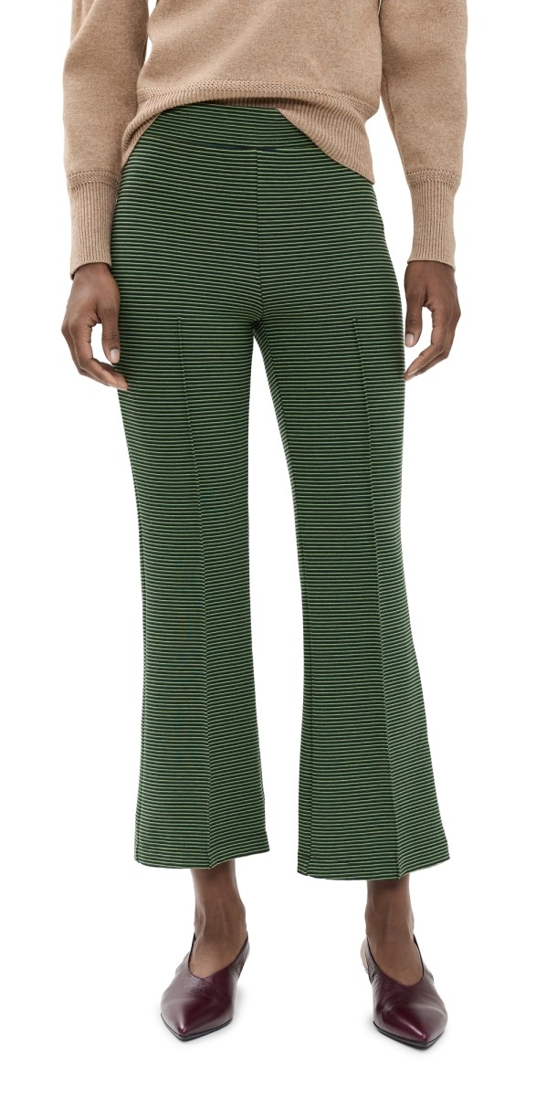 DONNI. The Stripe Kick Flare Martini Stripe