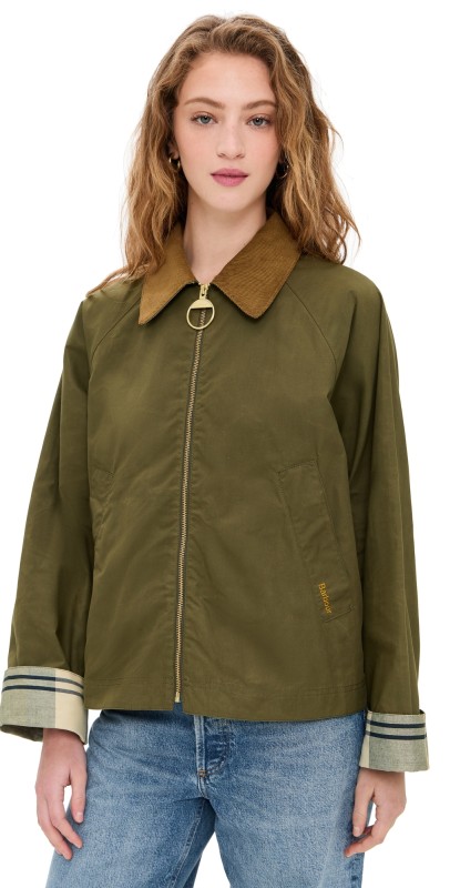 Barbour Barbour Catlin Showerproof Jacket Dusky Green/Ancient Tartan
