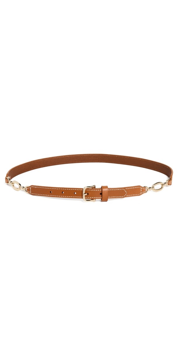 FRAME The Jewelry Detail Belt Camel