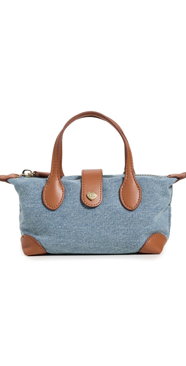Stoney Clover Lane Pouchette Crossbody Bag Denim