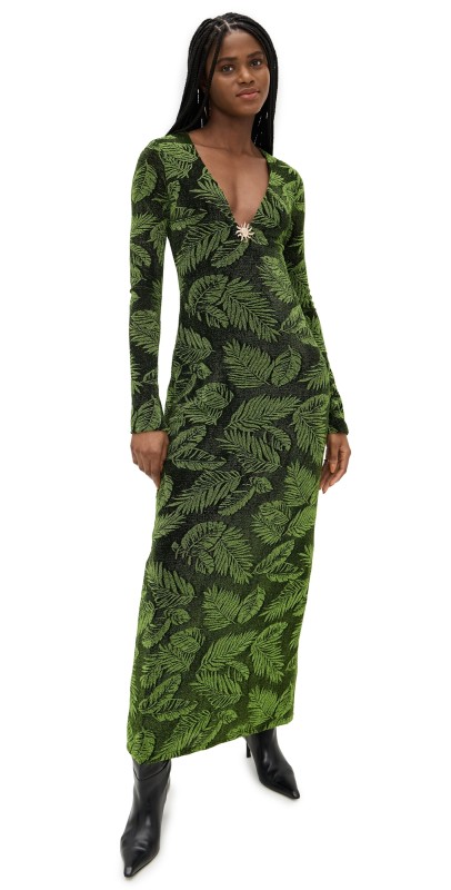Show Me Your Mumu Lopez Dress Palm Sparkle