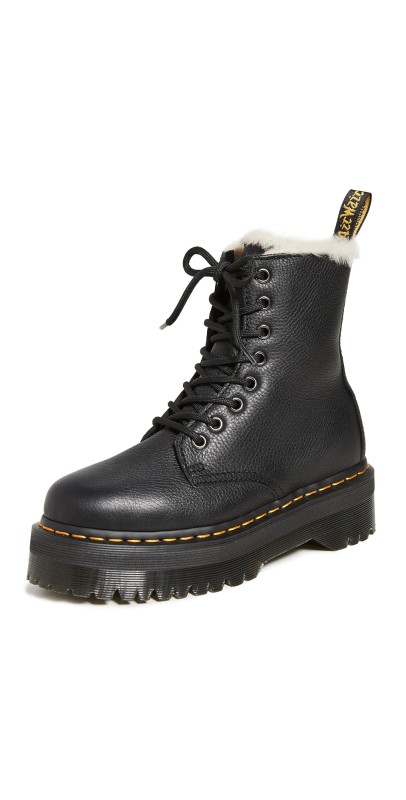 Dr. Martens Jadon FL 8 Eye Boots Black