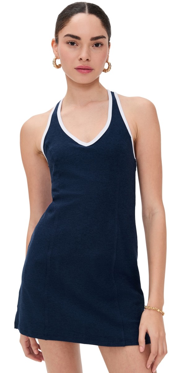 Beyond Yoga Spacedye Starting Line Dress Nocturnal Navy