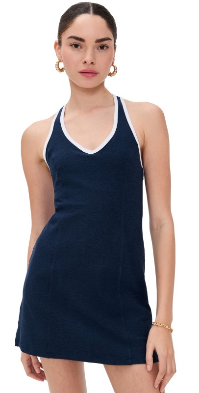 Beyond Yoga Spacedye Starting Line Dress Nocturnal Navy