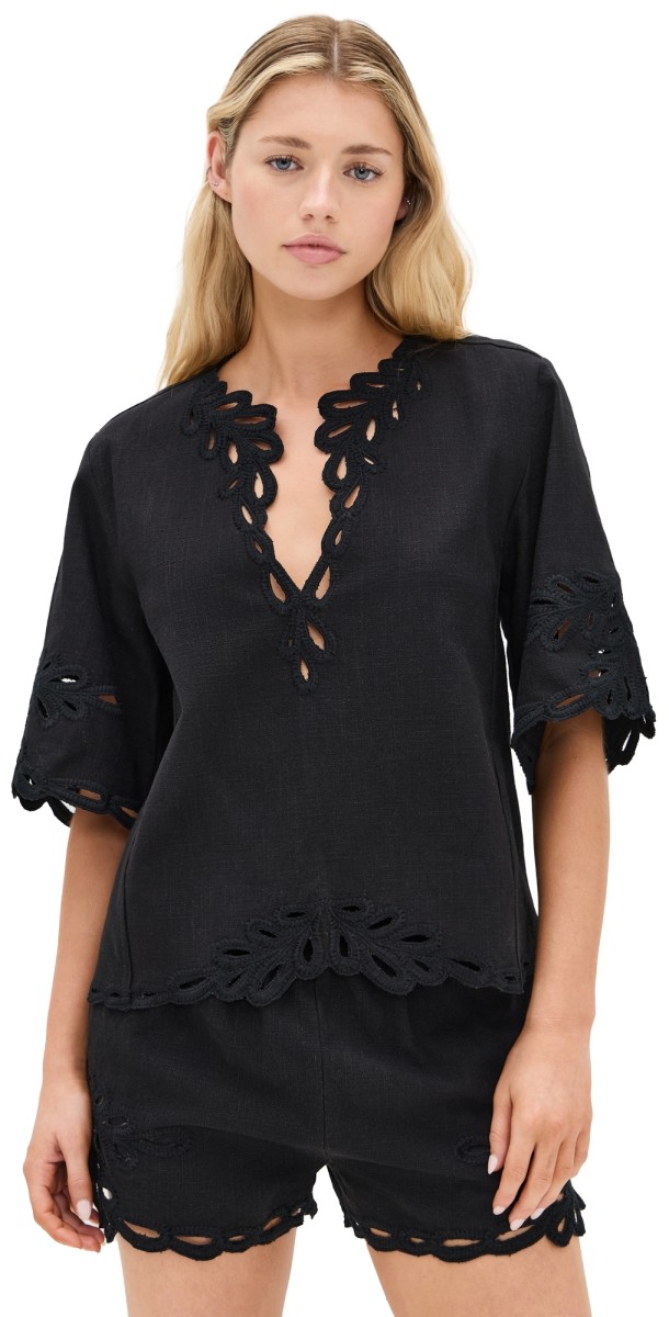 Isabel Marant Étoile Shana Top Faded Black