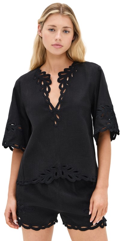 Isabel Marant Étoile Shana Top Faded Black