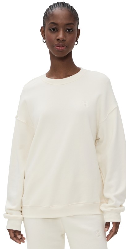 Éterne Oversized Crewneck Sweatshirt Cream