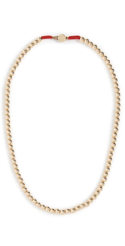 Roxanne Assoulin The Bigger Bead Necklace Shiny Gold
