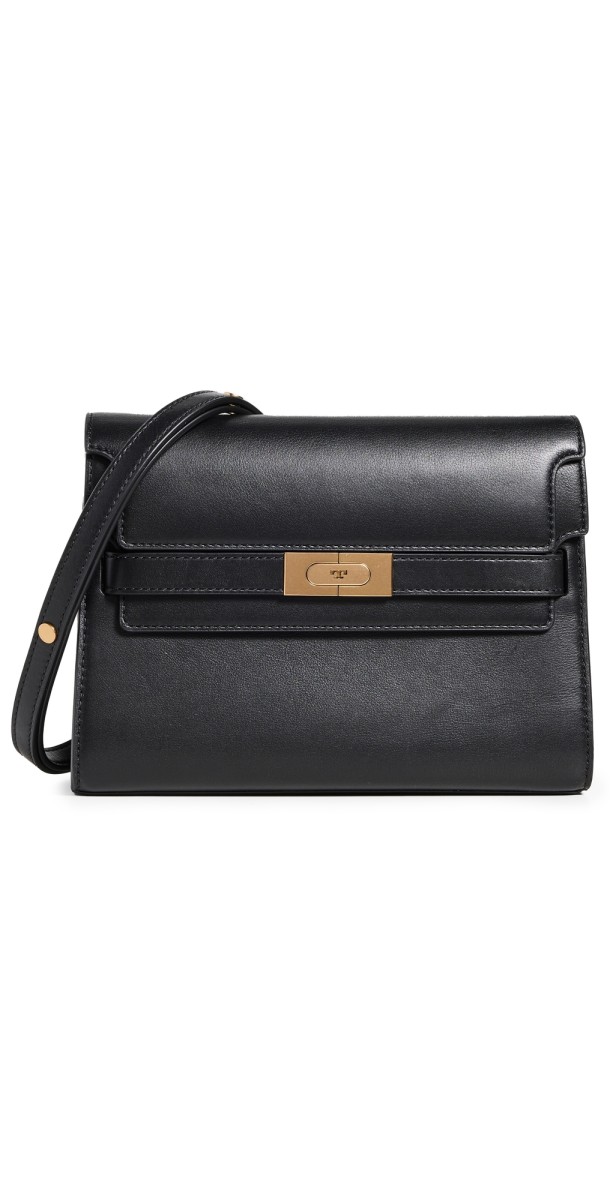 Tory Burch Lee Radziwill Shoulder Bag Black