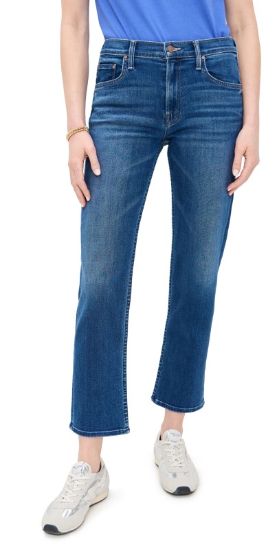 MOTHER The Smarty Pants Flood Jeans Connect The Dots