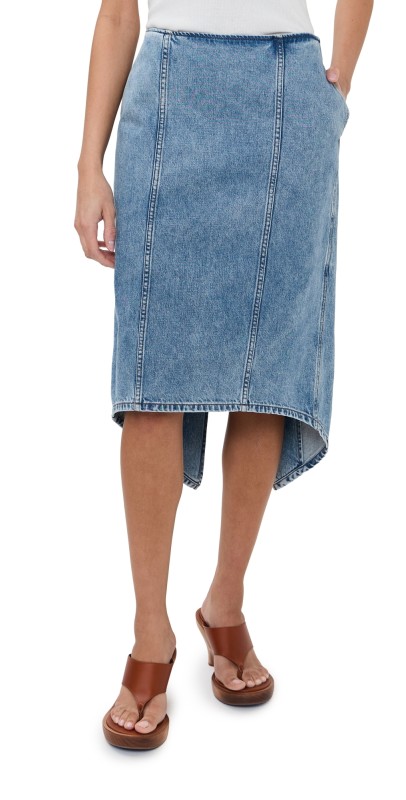 JW Anderson Layered Skirt Light Blue