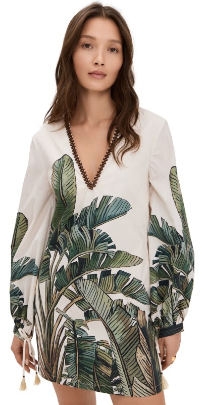 Andres Otalora Coqueta Soy Dress Green Caribe