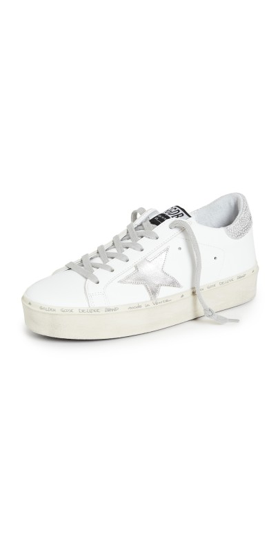 Golden Goose Hi Star Sneakers White/Silver
