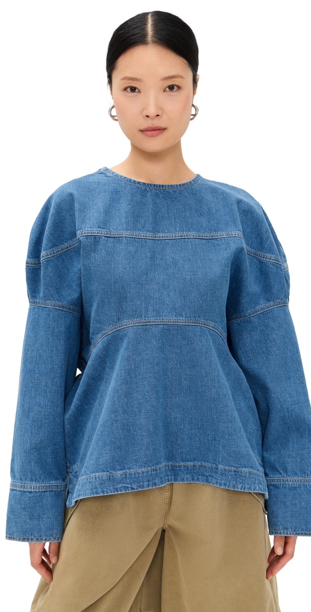 Rachel Comey Football Top Indigo
