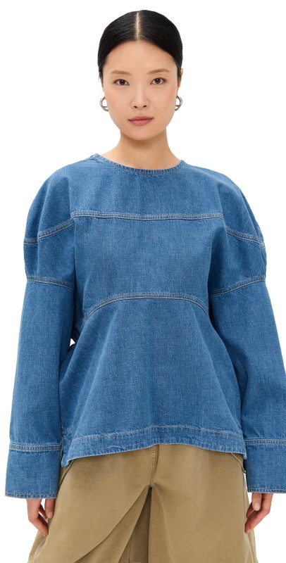 Rachel Comey Football Top Indigo