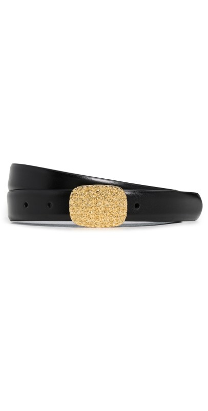 Anderson's Slim Semi Formal French Leather Belt Black