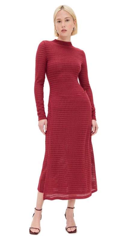 Lioness Resolution Maxi Dress Burgundy