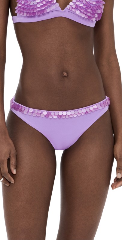 Agua Bendita Lola Nacar Bikini Bottoms Purple
