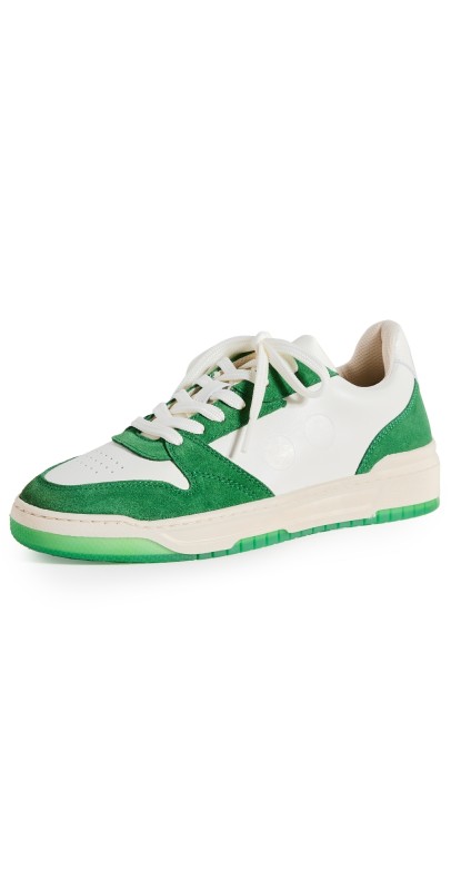 LAST Noah B-Ball Sneakers White/Bold Green