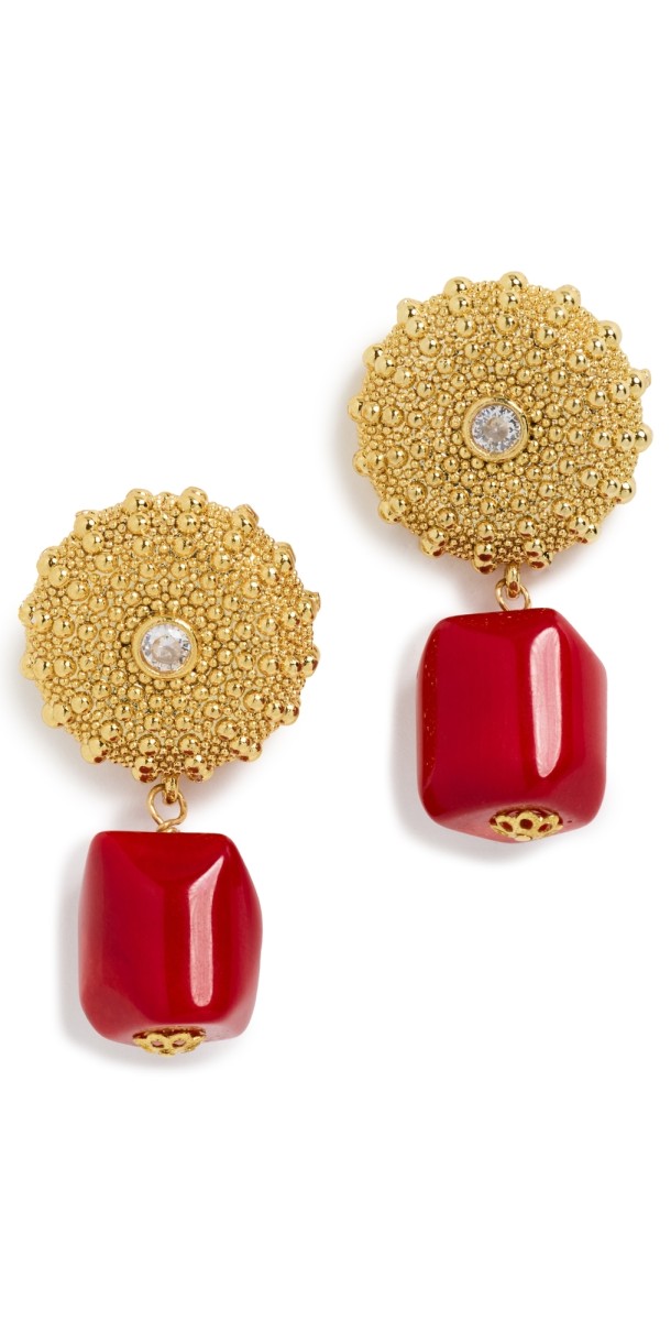 Maison Irem Solea Earrings Red
