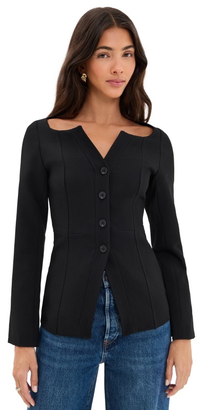 ALIGNE Emily V Blazer Black