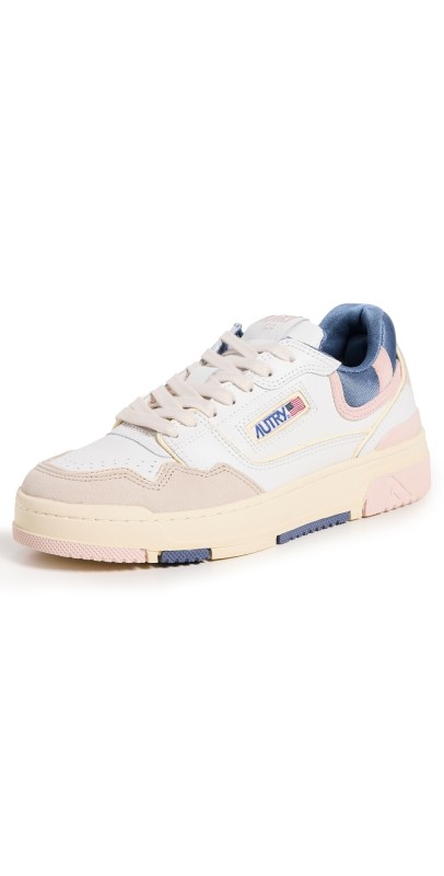 Autry CLC Low Sneakers Wht/Peach Whip