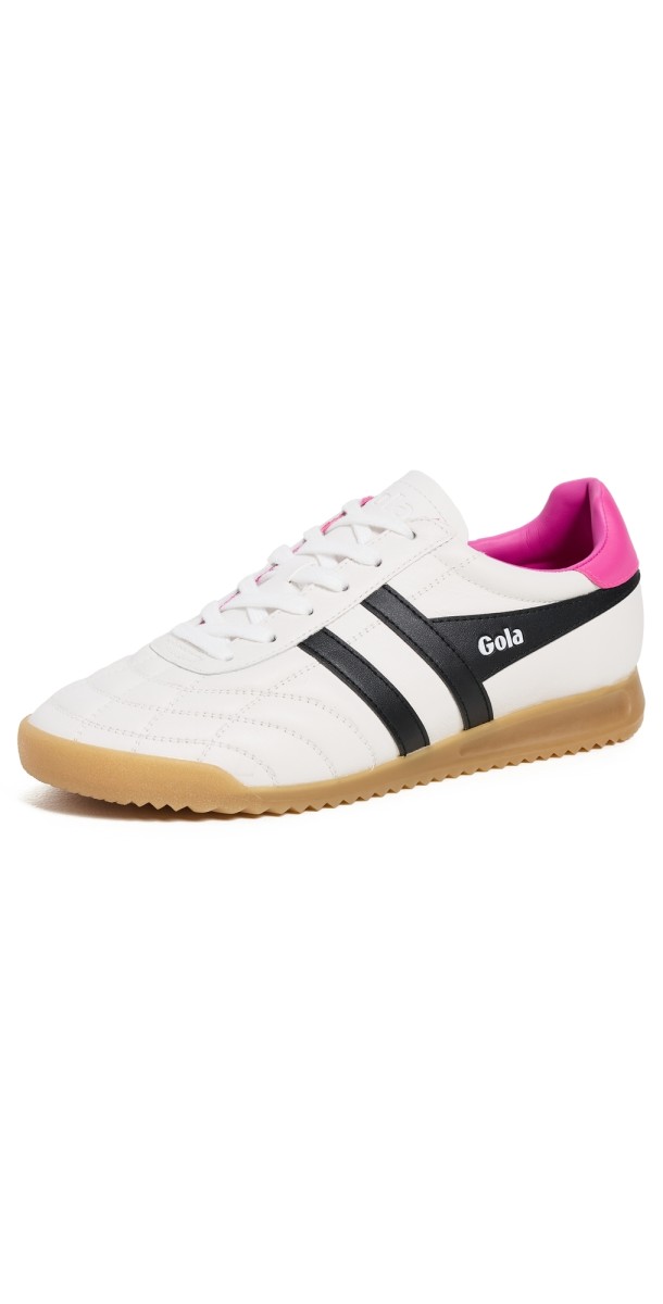 Gola Stadium Sneakers White/Black/Shocking P